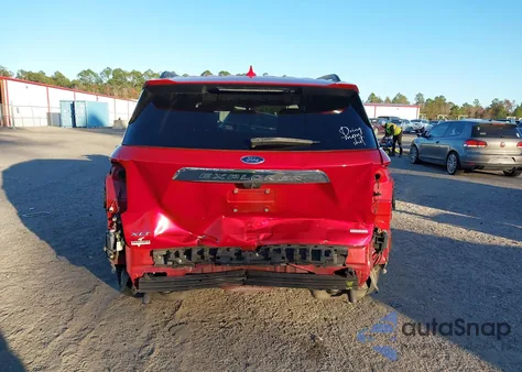 2020 Ford Explorer Xlt z USA, uszkodzony, nr VIN 1FMSK7DH5LGC76161